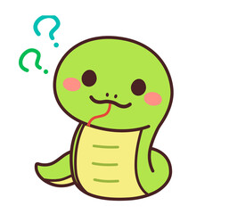 Obraz premium 巳のかわいいキャラクター ？ イラスト素材