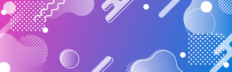 背景素材_メンフィス柄