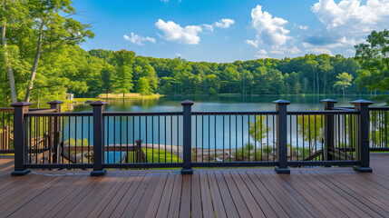 wooden bridge in the park