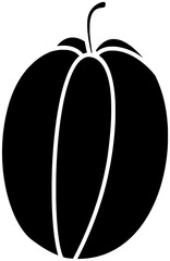 star illustration food silhouette starfruit logo tree icon ripe outline raw tropical organic healthy carambola vitamin fruit yellow diet shape green slice natural for vector graphic background