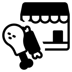 Food court solid icon symbol sign from modern Food court collection in solid style for mobile concept and web apps design. Food and drink related vector line icon.