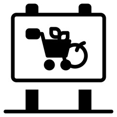 Marketing solid icon symbol sign from modern Food court collection in solid style for mobile concept and web apps design. Food and drink related vector line icon.