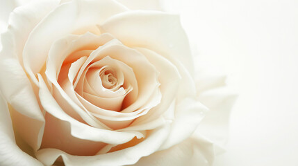white rose close up