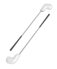 Blank Golf Iron Club Head Cover template 3d illustration.