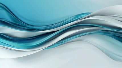 Fototapeta premium Abstract blue and white wavy background with a modern and elegant design.