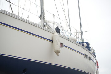 Beautiful Boat close up. Emilia-Romagna, Italy. 