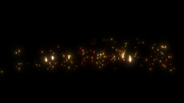 particle spark effect loop animation