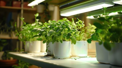 Hydroponic Cultivation of Indoor Plants