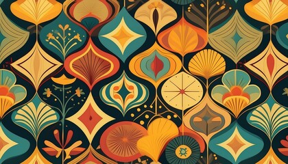 Fototapeta premium seamless floral pattern