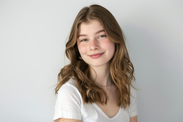Fototapeta premium Portrait of smiling teenager
