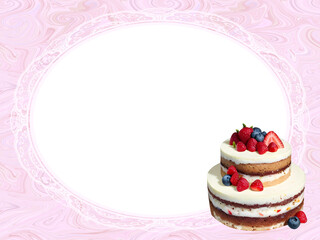 ケーキのフレームL