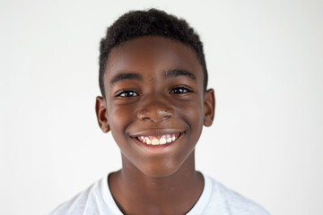 Naklejka premium Portrait of smiling teenager