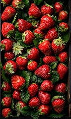 strawberry background