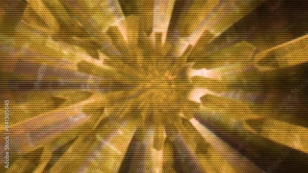 Poster motion background showing first person point of view flying through futuristic abstract digital tunn