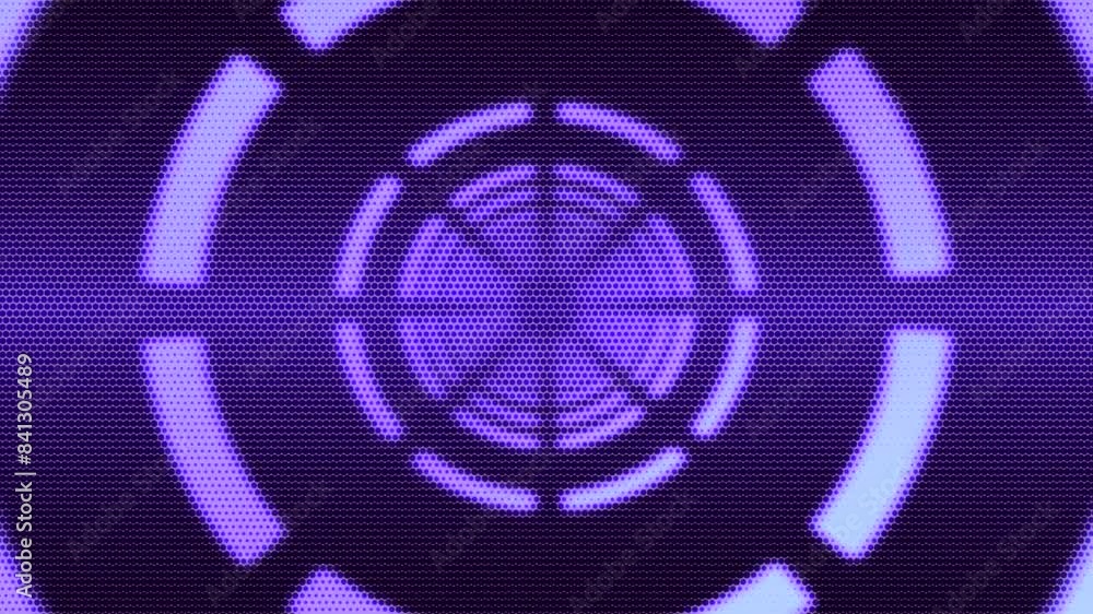 Poster motion background showing first person point of view flying through futuristic abstract digital tunn