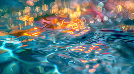 Blurred light and sea conjures a sense of mystery and wonder