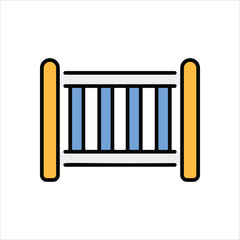 Baby Crib  vector icon