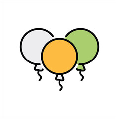 Balloon vector icon