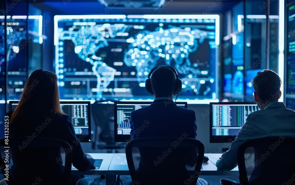 Poster hold a session to identify network vulnerabilities in the workplace
