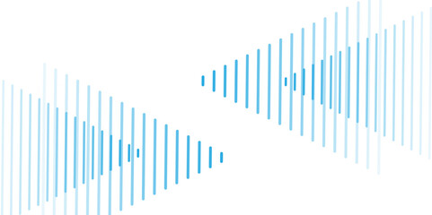 Obraz premium Dark blue abstract background with glowing arrow lines. Modern shiny blue geometric lines design. Futuristic technology concept.