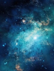 Space image of a galaxy filled with stars