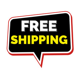Free Shipping Promotion Badge