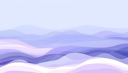 Naklejka premium Light blue and purple background with wavy lines, light gradient background, in the style of vector illustration, simple design, high resolution, bright colors, soft lighting, detailed details, high q