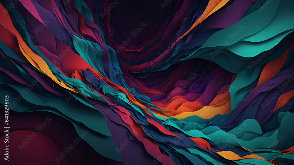 Poster abstract colourful background vibrant hues dance across the canvas weaving a mesmerizing tapestry of