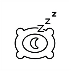 Pillow vector icon