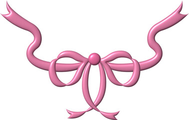 3D Coquette Bow ribbon