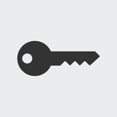 Key icon. Easy editable vector design.