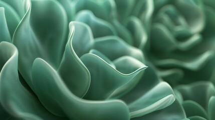 Tranquil Jade Retreat: Within cinematic walls, the Jade plant offers peace with its calming rhythms and wavy form.