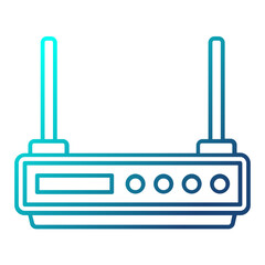 Obraz premium modem icon