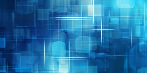 Obraz premium Simplified Abstract Blue Medical Crosses