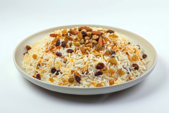 Bariis Rice with Cinnamon, Cloves, and Cardamom for Special Occasions