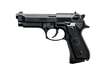 Black  Beretta 92FS  Pistol