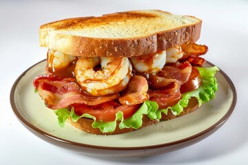 Revel in the Indulgence of a Barbecued Shrimp BLT