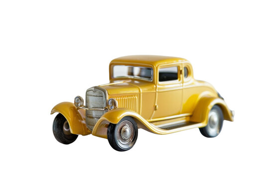 Yellow Classic Car Toy