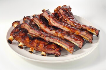 Satisfyingly Smoky BBQ Pork Ribs with BBQ Sauce