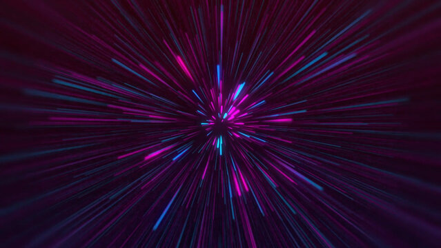 Neon Zoom In Lines Loop Background 4K 1:1 16:9 9:16
