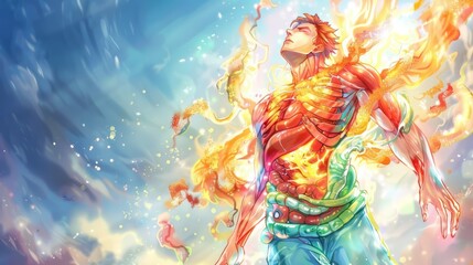 Fototapeta premium Inflammatory Bowel Disease IBD. A broad term that describes conditions characterized by chronic inflammation of the gastrointestinal tract.