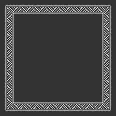 Obraz premium Vintage style Decorative frame. Vector illustration