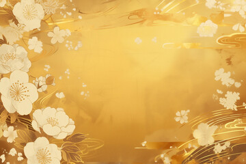 Opulent Golden Elegance in Japanese Style Setting - 
和風の空間に佇む豪華な黄金のエレガンス