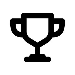Trophy award line icon