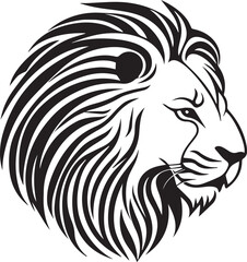 lion head vector illustration