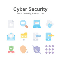 Get your hands on this beautiful cyber security icons set