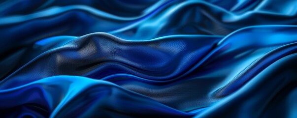 Fototapeta premium Abstract, luxurious fabric background with fluid waves or flowing folds