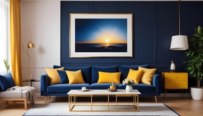 Fototapeta premium living room interior