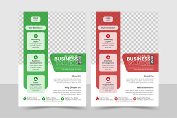 a bundle of 2 templates of a4 flyer,Corporate creative colorful business flyer template design set. abstract business flyer, vector template design or business poster template design.
