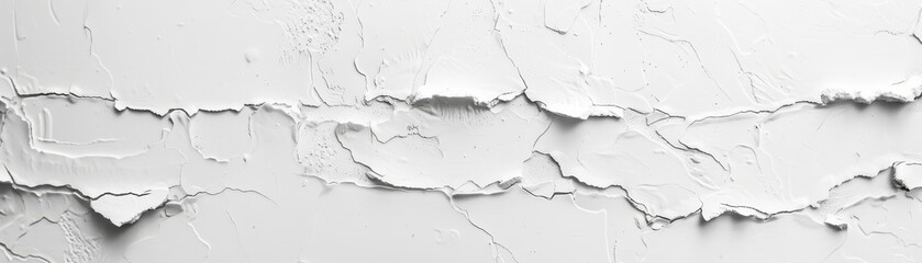 Obraz premium Plastered wall background in solid white